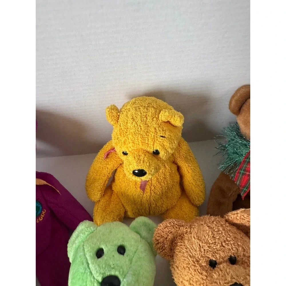 Ty Vintage Beanie‎ Babies Lot 18 Total Bears Glory 10th Anniversary 9lbs Mixed